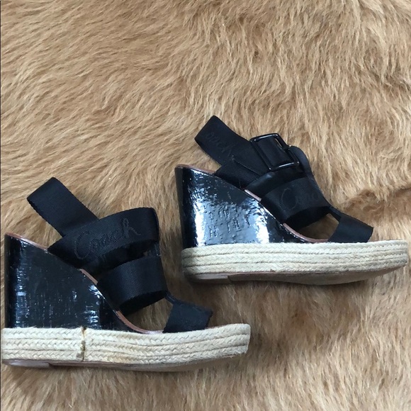 Coach Strappy Wedges - Picture 5 of 7